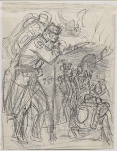 La Retraite après Charleroi - Auguste Louis Lepère