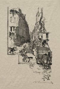 La Rue Victor Cousin - Auguste Louis Lepère