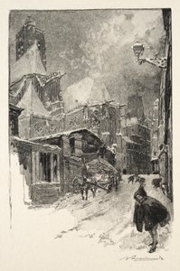 La Rue des Barres - Auguste Louis Lepère