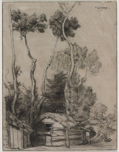 Paysage avec chalets - Auguste Louis Lepère