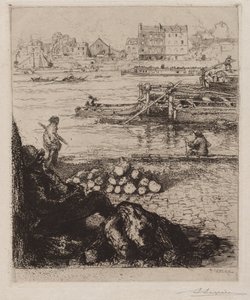 Le Débardeur : Quai de la Gare - Auguste Louis Lepère