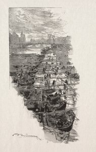 Le Marché aux Pommes - Auguste Louis Lepère