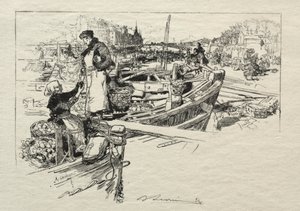 Le Marché aux Pommes, No. 1 - Auguste Louis Lepère