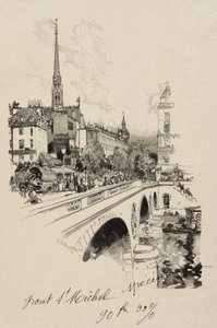 Le Pont Saint-Michel - Auguste Louis Lepère