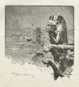 Le Stryge de Notre Dame - Auguste Louis Lepère