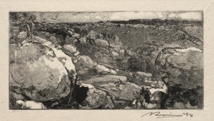 Le cirque du Long-Rocher - Auguste Louis Lepère