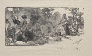 Les Charbonnière - Auguste Louis Lepère