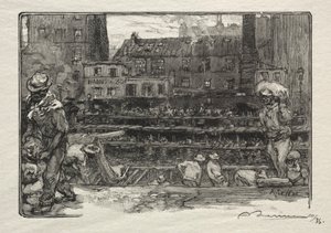 Les Déchargeurs de Plâtre - Auguste Louis Lepère