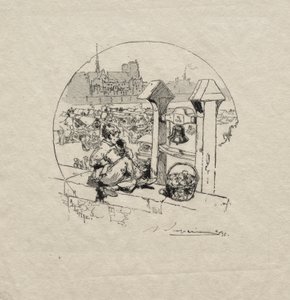 Marché aux Pommes, No. 2 - Auguste Louis Lepère