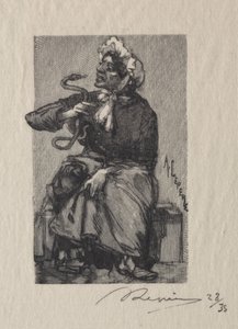 Marchande de serpents, 1889 - Auguste Louis Lepère