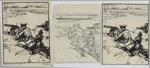 Mitrailleurs anglais, 1914