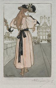 Almanach de Paris, 1897 : Printemps, 1897 - Auguste Louis Lepère