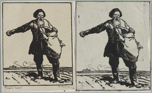 Paysan Russe - Auguste Louis Lepère