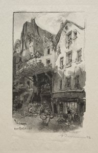 Rue Galande - Auguste Louis Lepère