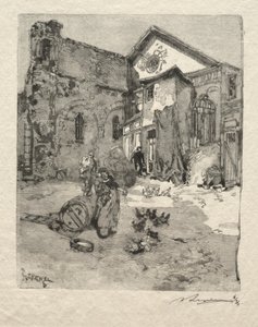 St. Julien le Pauvre: Le Portail - Auguste Louis Lepère