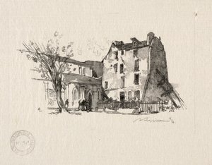 St. Julien le Pauvre: Le Presbytère - Auguste Louis Lepère