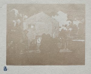Les Mendiants à la Dernière Maison - Auguste Louis Lepère