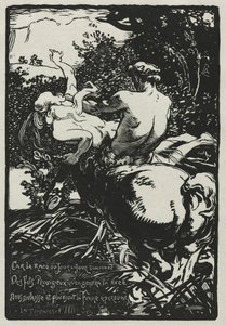 Le centaure - Auguste Louis Lepère