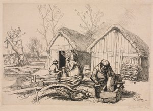 La maison du bûcheron (Vendée) - Auguste Louis Lepère