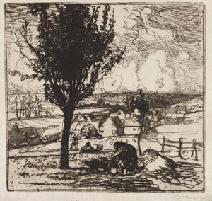 Vue de Jouy-le-Moutier, 1893 - Auguste Louis Lepère