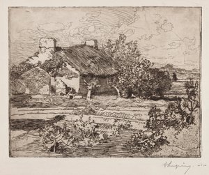 Vieille Bourrine, Maison du Marais, Vendée - Auguste Louis Lepère