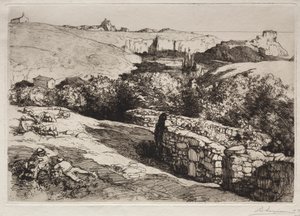 Vue du Port de la Meule - Auguste Louis Lepère