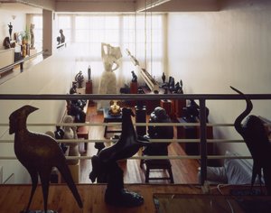 Villa Chana Orloff, maison-atelier du sculpteur russe, 7 bis Villa Seurat à Paris 75014. 1926, architecte Auguste Perret (1874-1954).