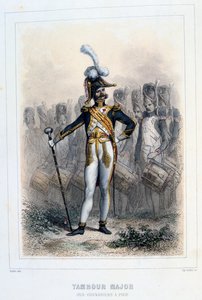 Tambour-major des Grenadiers-à-Pied, 1859