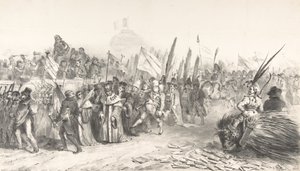 La grande revue du Juste-Milieu passant La Caricature, 30 octobre 1832