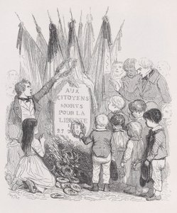 Les Tombeaux de Juillet des Œuvres complètes de Béranger, 1836 - Auguste Raffet