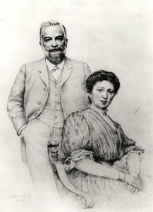 Adolphe Giraudon (1849-1929) et sa femme, Claire, 1907 - Auguste Raynaud