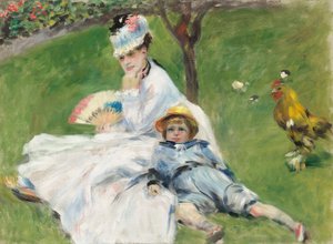 Madame Monet et son fils
