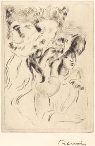 Le chapeau épinglé - Auguste Renoir