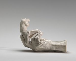Main de Rodin avec une Figure Féminine