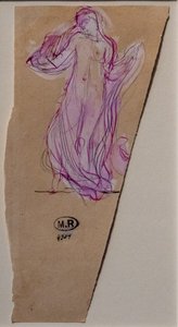 Femme enveloppée dans un voile - Auguste Rodin