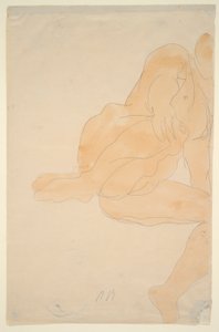 Nu assis, genou levé - Auguste Rodin