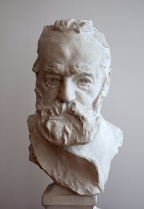 Portrait en buste de Victor Hugo (1802-1885). Plâtre par Auguste Rodin (1840-1917) - Auguste Rodin