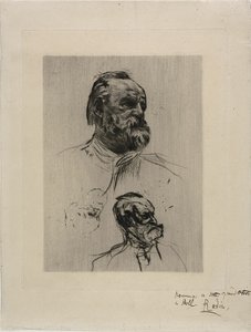 Portrait de Victor Hugo, vue de trois-quarts