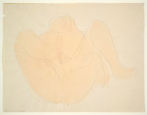 Nu féminin allongé - Auguste Rodin
