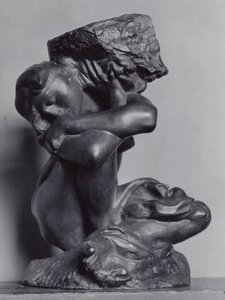 La cariatide déchue portant sa pierre - Auguste Rodin