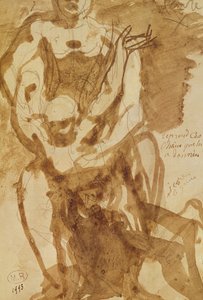 Deux figures (étude préparatoire pour 