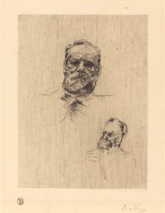 Victor Hugo, de Face - Auguste Rodin