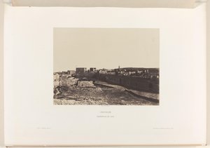Vue de Jérusalem depuis Sion - Auguste Salzmann