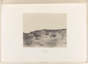 Vue sur la grotte de Jérémie, près de Jérusalem