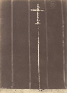 Jérusalem. Croix en argent ciselé donnée par Louis XIII à l