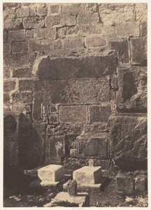 Jérusalem. Enceinte du Temple. Poterne de Josaphat