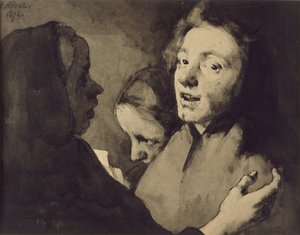 Conversation Piece: Trois têtes, 1872