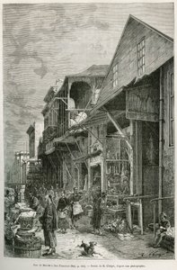 La rue du Marché à San Francisco, qui révèle la présence d