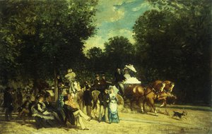 Une Journée au Parc, 1875 - Auguste de Molins