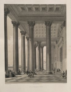 Le portail nord de la cathédrale Saint-Isaac, 1845 - Auguste de Montferrand